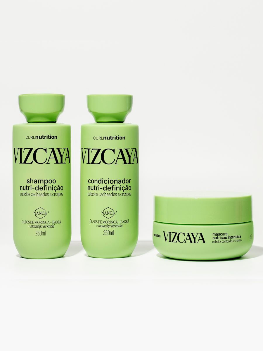Kit Shampoo + Condicionador + Máscara de tratamento CurlNutrition