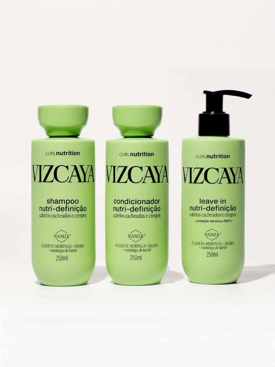 Kit Shampoo + Condicionador + Leave In CurlNutrition