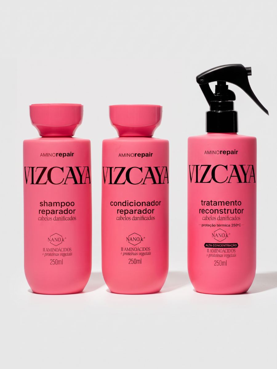 Kit Shampoo + Condicionador + Spray Reconstrutor AminoRepair