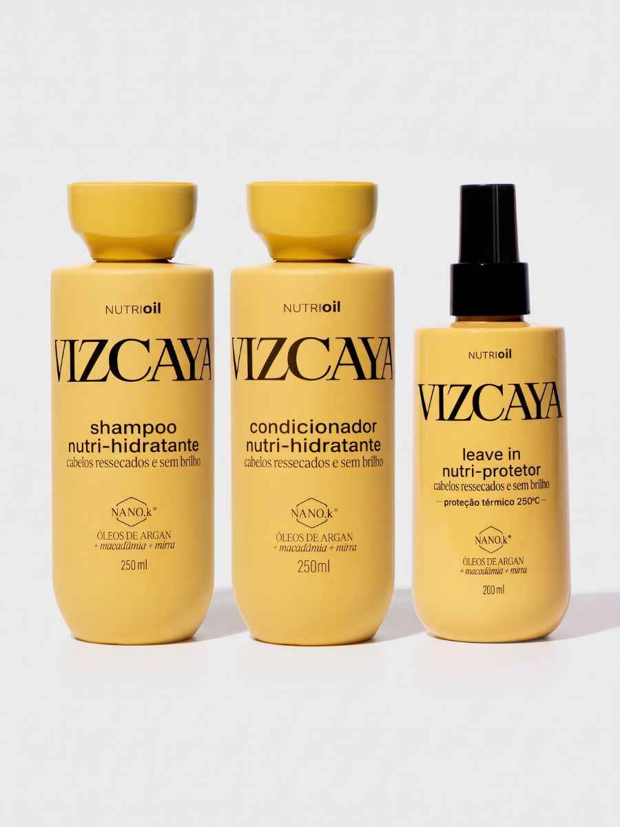 Kit Shampoo + Condicionador + Leave In NutriOil