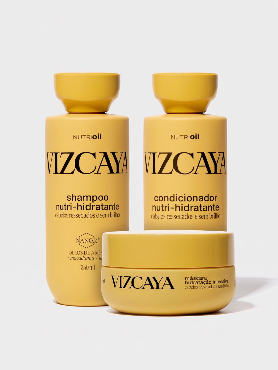 Kit Shampoo + Condicionador + Máscara de tratamento NutriOil