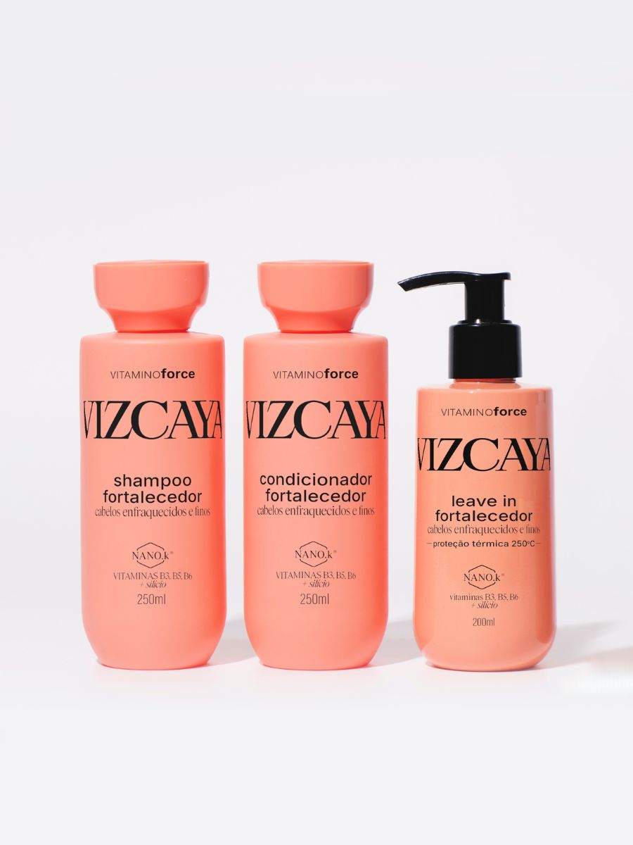 Kit Shampoo + Condicionador + Leave In VitaminoForce